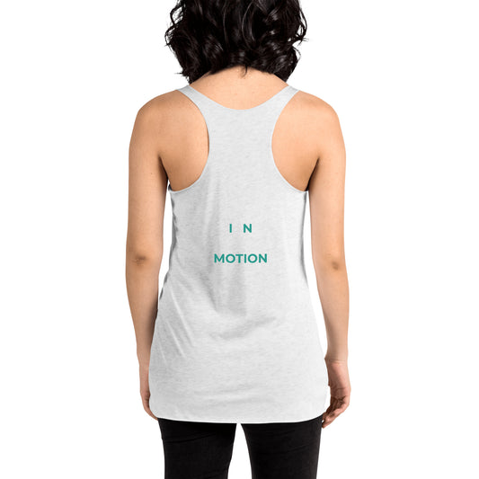 back image racerback tank top, next level tank top